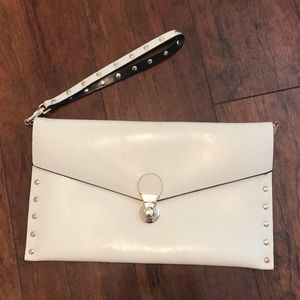 White Studded Envelope Bag